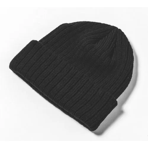 Bonnet Tricoté avec Revers Personnalisable - Sérigraphie