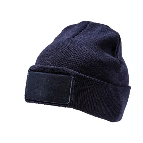 Bonnet Tricoté avec Revers Personnalisable - Sérigraphie