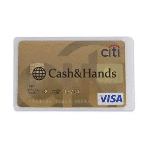 Porte-cartes en cuir personnalisable par sérigraphie