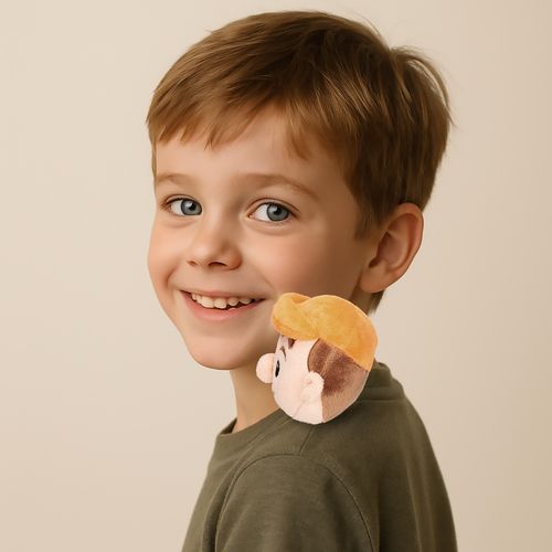 Peluche Épaule Aimantée Personnalisable 15 cm - Mascotte Publicitaire