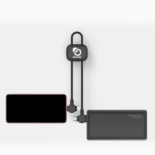 CÂBLE LONG 4 EN 1 À CHARGE ULTRA-RAPIDE 60W & TRANSFERT DE DONNÉES