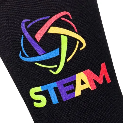 Chaussettes Personnalisables Noires - Impression Logo Entreprise