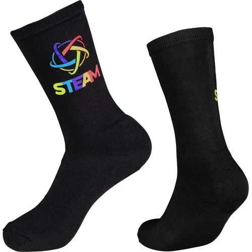 Chaussettes Personnalisables Noires - Impression Logo Entreprise