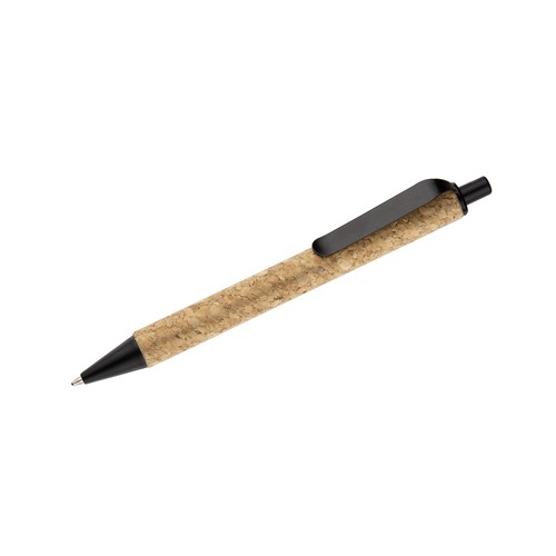 Stylo à bille écologique en liège naturel personnalisable