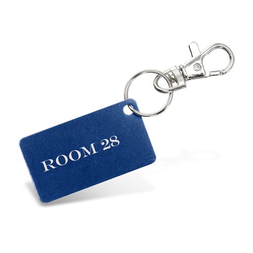 Porte-clés Plaque Aluminium Personnalisable - Dès 500 ex.