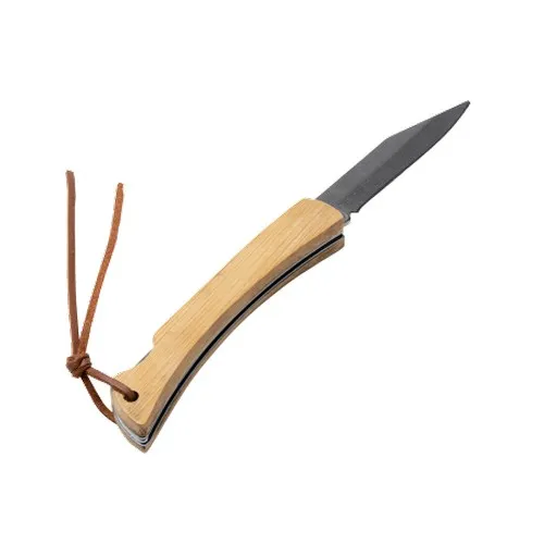 Couteau de Poche en Acier Inoxydable avec Manche en Liège Naturel