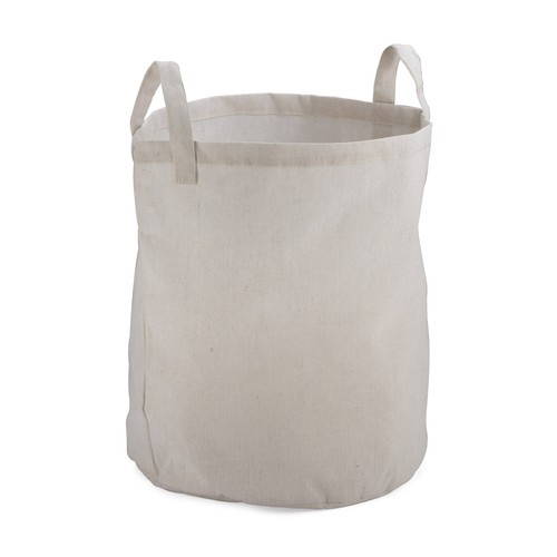 Panier de rangement en coton personnalisable avec poignées - 25L