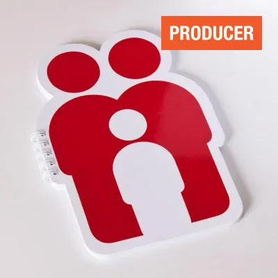 Carnet personnalisé par sérigraphie - Support de communication durable