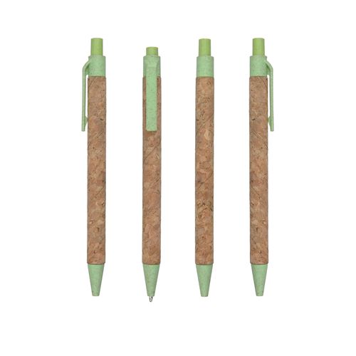 Stylo Bille Écologique Paille de Blé & PP - Personnalisable