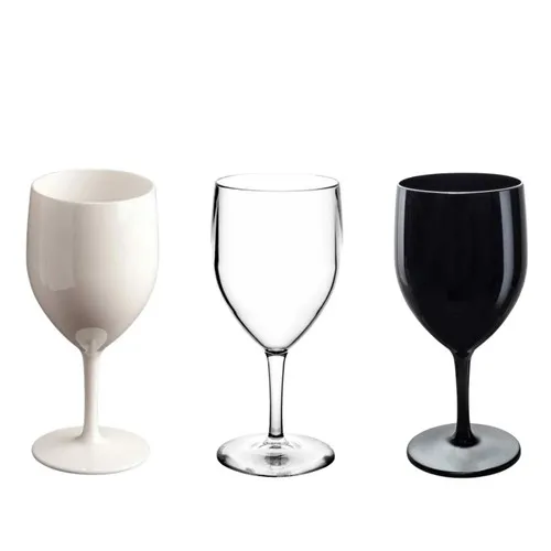 Verre à Vin Blanc 29cl en Polycarbonate Rigide Réutilisable