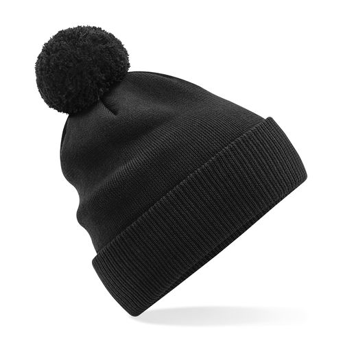 Bonnet Pompon en Coton Biologique Personnalisable par Sérigraphie