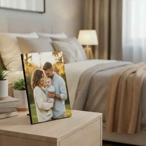 Cadre Photo de Table Personnalisé - Impression Sublimation Premium