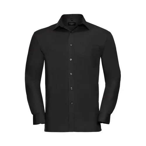 Men's Long Sleeve Pure Cotton Poplin Shirt