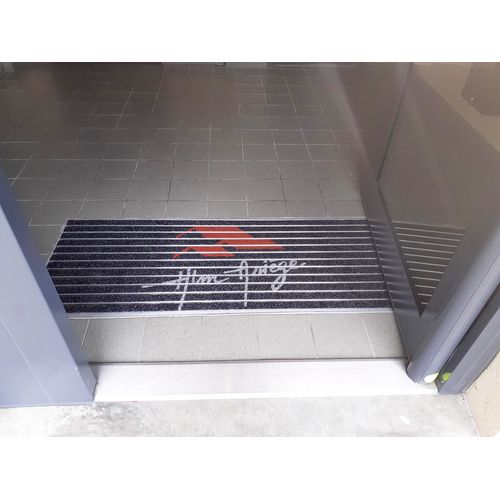 Tapis d'entrée profilé aluminium personnalisable sur mesure