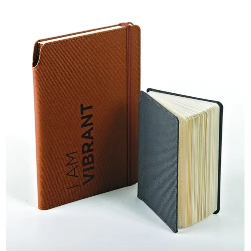 Carnet à Couverture Rigide Personnalisable avec Poche Stylo Cachée