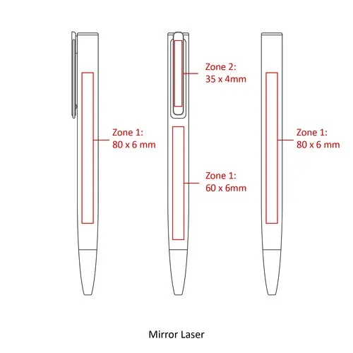 URRGH Stylo bille Alu Recylé Blanc Mat FR