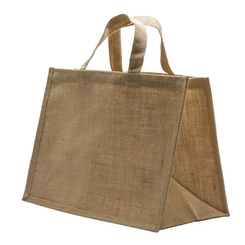 Sac Shopping en Jute Naturelle Personnalisable - 2 Anses Courtes