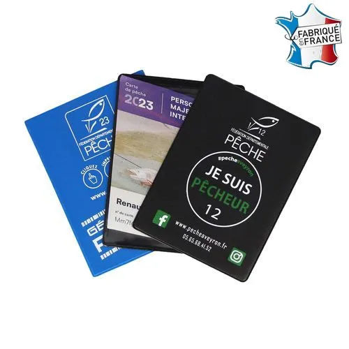Etui pour carte de pêche