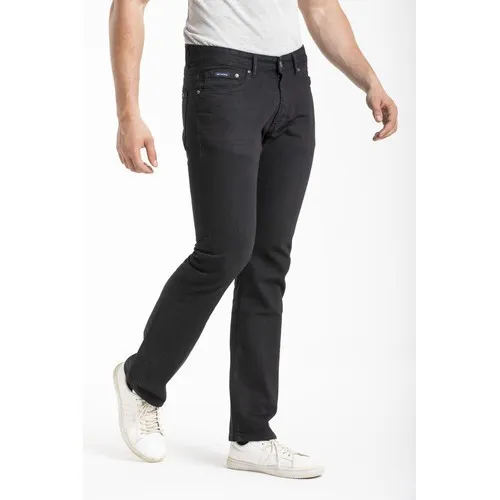 Jean de travail noir personnalisable - Coupe droite 5 poches