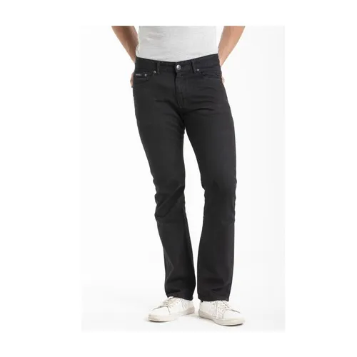 Jean de travail noir personnalisable - Coupe droite 5 poches