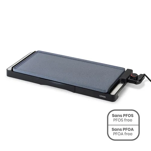 Plancha XXL Personnalisable 2000W - Surface de Cuisson Professionnelle