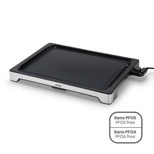 Plancha XXL Personnalisable 2000W - Surface de Cuisson Professionnelle