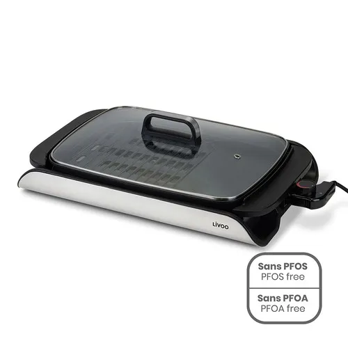 Plancha XXL Personnalisable 2000W - Surface de Cuisson Professionnelle
