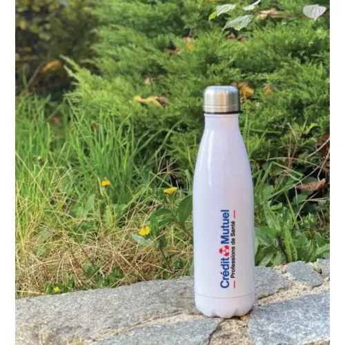 Bouteille Thermos Isotherme 500ml Personnalisée - Double Paroi Inox