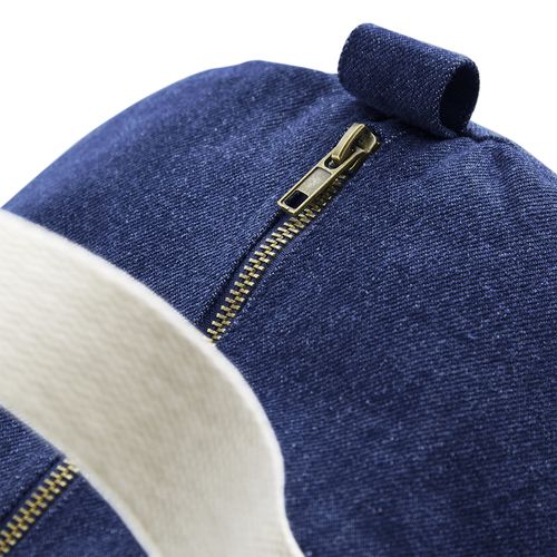 Sac Polochon Denim Personnalisable - 100% Coton