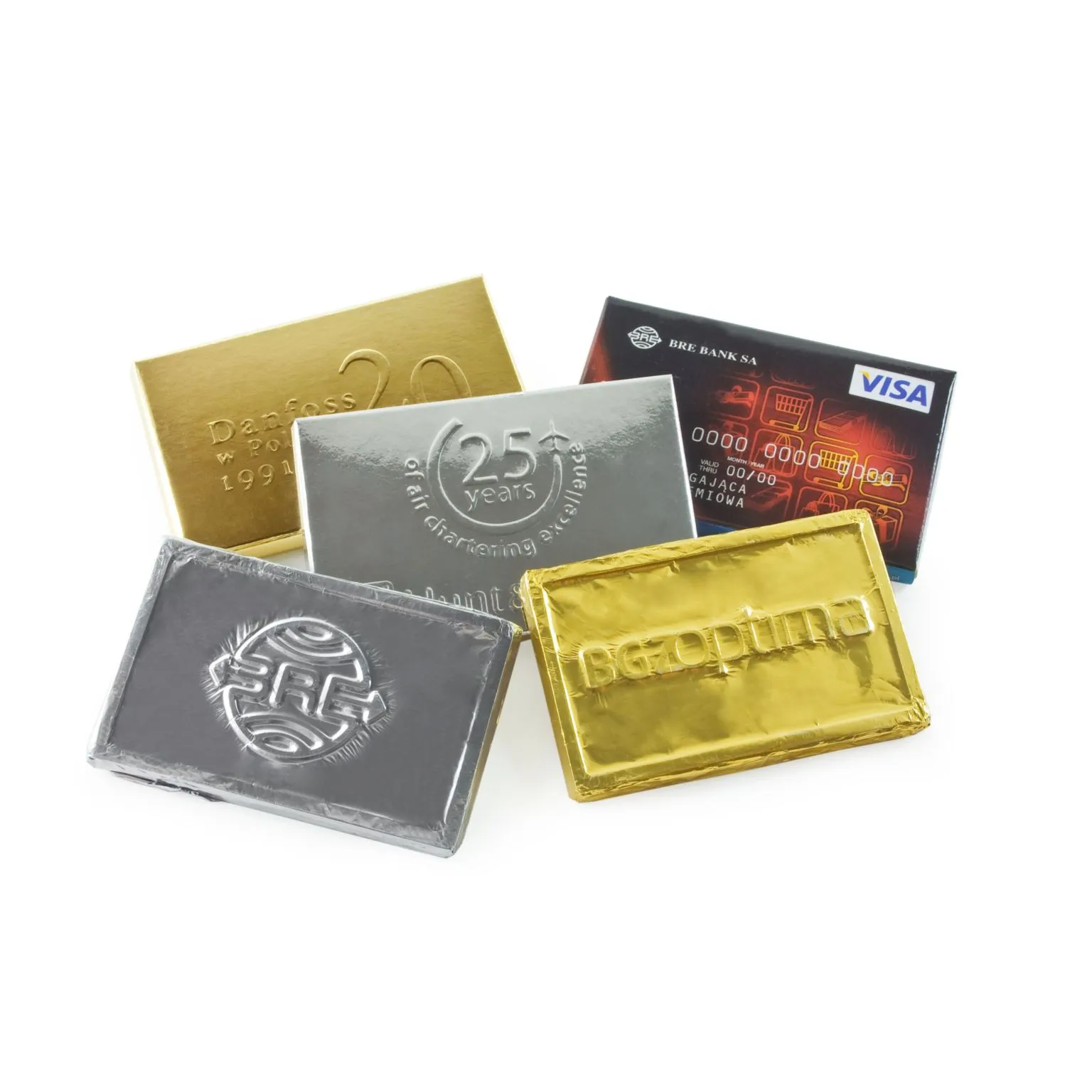 Carte de crédit Chocolats