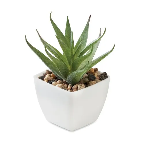 Mini Plante Artificielle Aloès Personnalisable - Objet Pub Déco