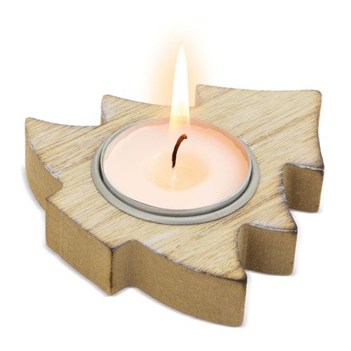 Porte-Bougie Sapin de Noël Personnalisable - Cadeau d'Entreprise