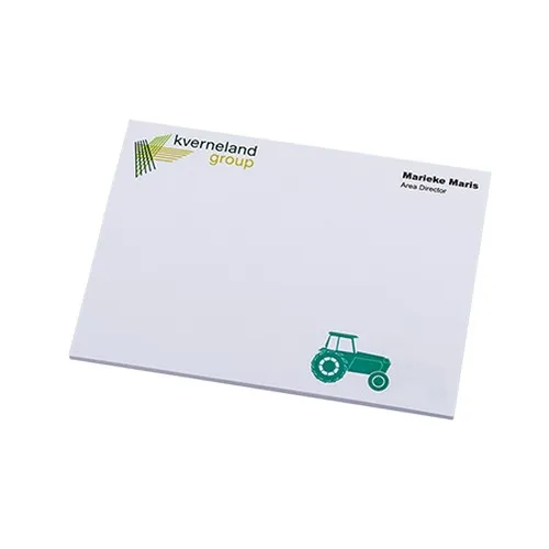 Carnet écologique avec notes autocollantes personnalisable