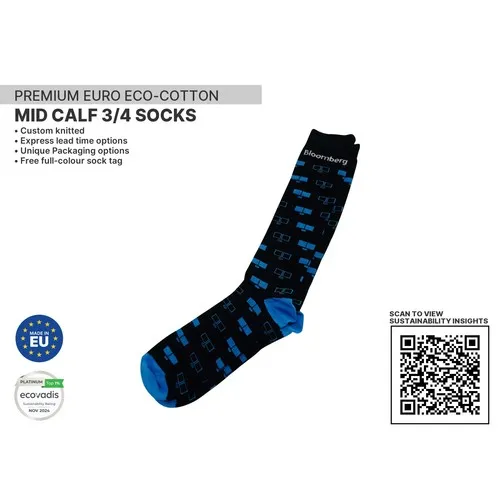 Chaussettes Jacquard 3/4 Personnalisées - Tricot Haute Qualité