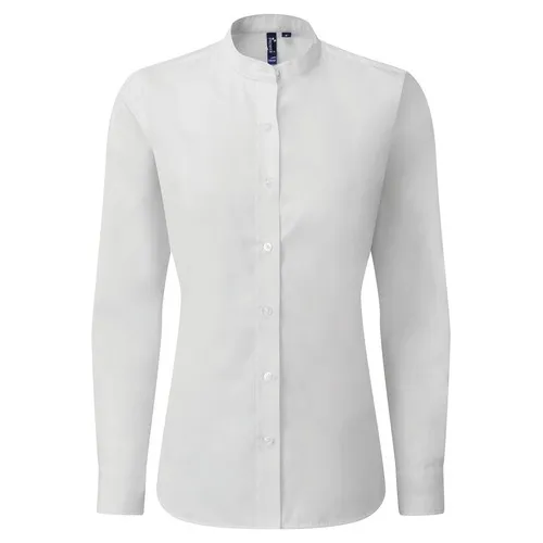 Women's Banded Collar 'Grandad' Shirt