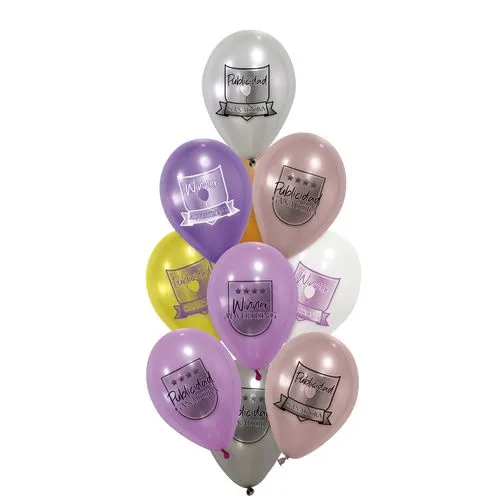 Ballon Latex Métalisé Vert Personnalisé - Dès 100 ex.