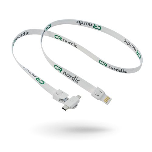 Chargeur Multi-Câbles 5 en 1 Personnalisé ABS - Cadeau d'Entreprise