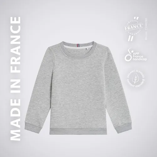 Sweat French Terry Enfant Bio Personnalisable - Coton Biologique