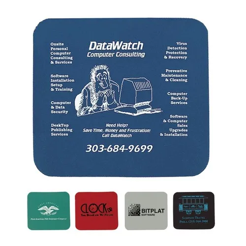 Tapis de Souris Personnalisé en Caoutchouc - Bleu Marine