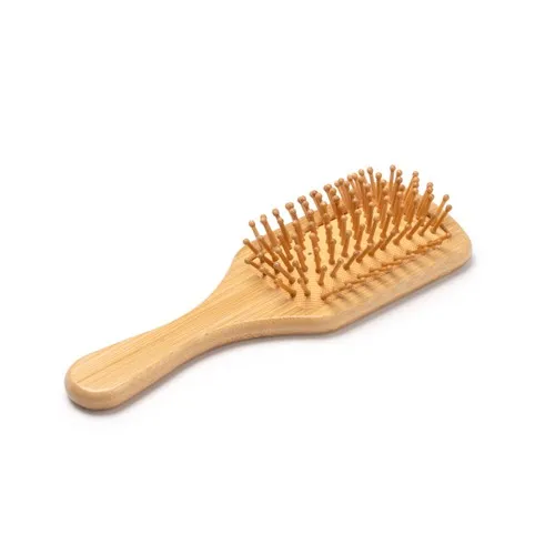 Brosse à Cheveux en Bambou Personnalisable - Cadeau Écologique