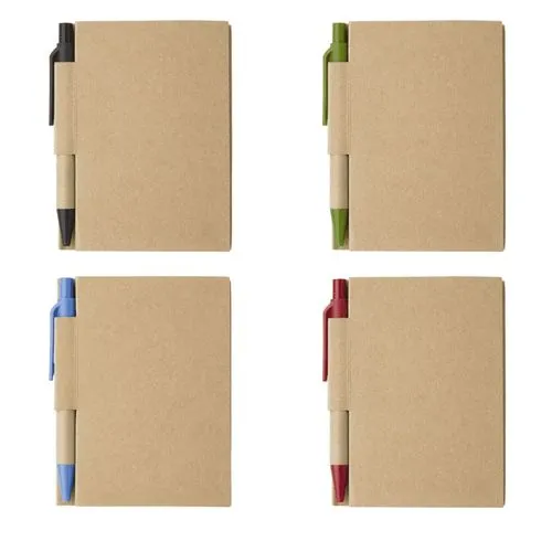 Carnet ECOBOOK et son stylo Bleu