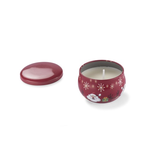 Bougie Cire de Soja Naturelle Parfumée - Boîte Personnalisable Noël