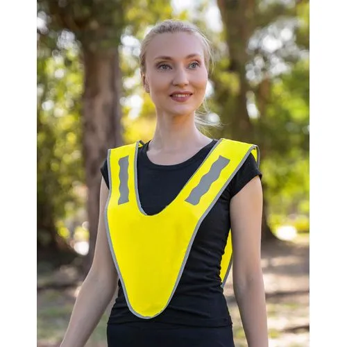 Gilet de Sécurité Col Personnalisable Adulte - Jaune Haute Visibilité