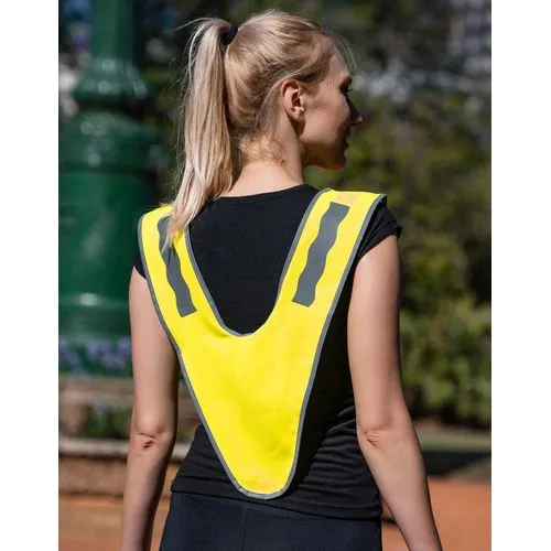 Gilet de Sécurité Col Personnalisable Adulte - Jaune Haute Visibilité