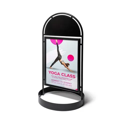 Panneau Trottoir Double Face Acier 50x70 - Extérieur Résistant