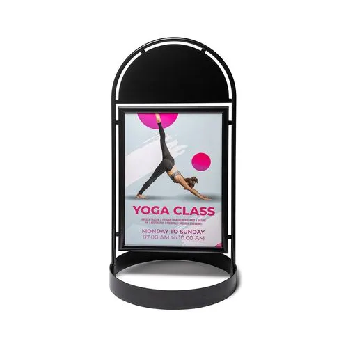 Panneau Trottoir Double Face Acier 50x70 - Extérieur Résistant