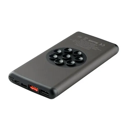 Power Bank sans fil Mauro Conti 10000 mAh avec ventouses, chargeur sans fil 10W | Stef