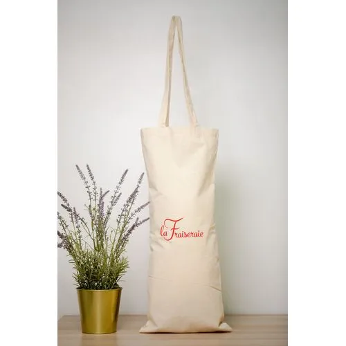 Sac à Pain en Coton Naturel Personnalisable - Anses Longues 140g