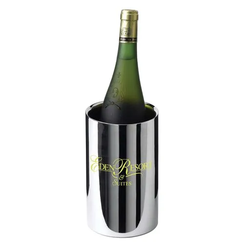 Rafraîchisseur de vin inox personnalisable - Cadeau d'affaires premium