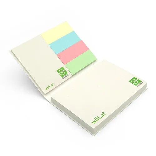 Set Notes Adhésives Kraft Recyclé Personnalisable